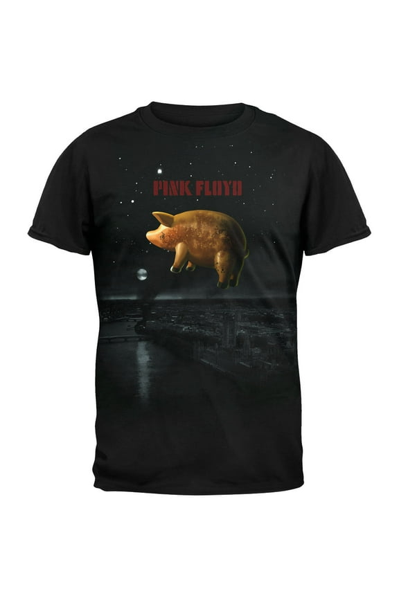 Men's Pig Over London T-shirt XX-Large Black
