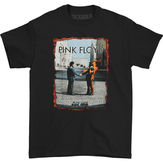 Pink Floyd Men's Wish You Were Here (Burned) T-shirt XX-Large Black