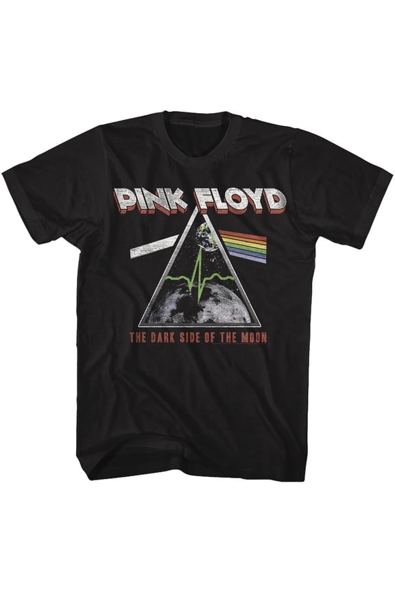 Pink Floyd Music Moon Adult Short Sleeve T Shirt