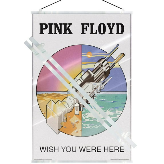 Pink Floyd - Music Poster (Wish You Were Here - Handshake - Symbol) (Size: 24" x 36") (Laminated Poster & Clear Hanger)