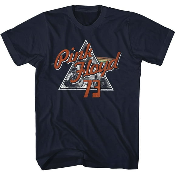 Pink Floyd PF 73 Navy Adult T-Shirt