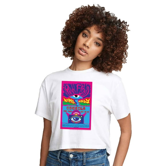 Pink Floyd - Pepperlan Poster - Juniors Cropped Cotton Blend T-Shirt