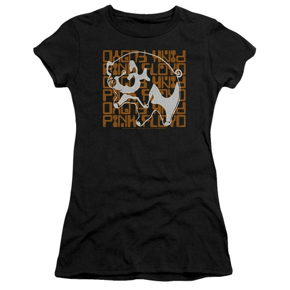 Pink Floyd - Pig - Juniors Teen Girls Cap Sleeve Shirt - Medium