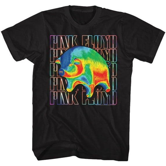 Pink Floyd Pigs Black Adult T-Shirt Lt