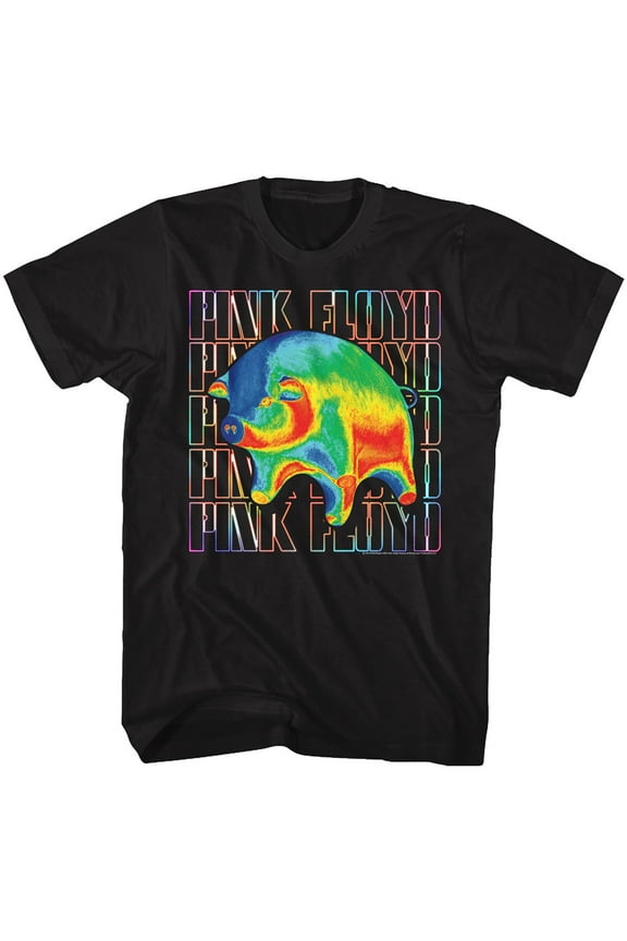 Pink Floyd Pigs Black Adult T-Shirt