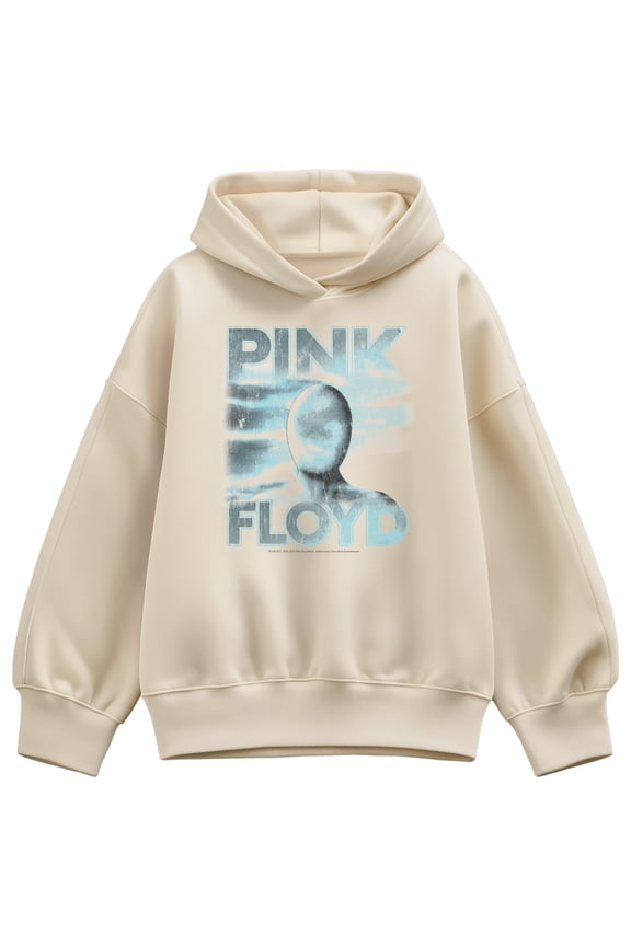 - Pink Floyd Cloud Man - Ladies Oversized Fleece Hoodie Sweatshirt
