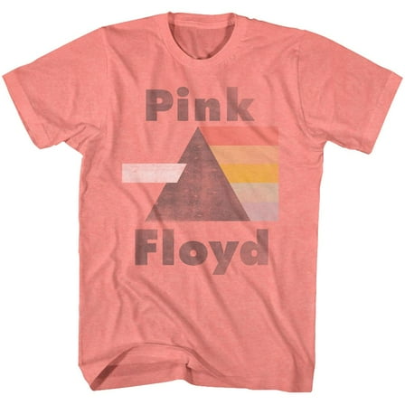 Pink Floyd Pink Floyd Coral Silk Heather Adult T-Shirt