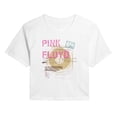 thumbnail image 1 of Pink Floyd - Pink Floyd Lyric Drafts - Juniors Cropped Short Sleeve Graphic T-Shirt, 1 of 4