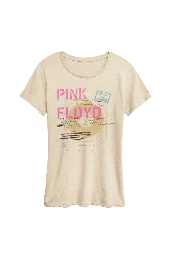 - Pink Floyd Lyric Drafts - Women's Short Sleeve Graphic T-Shirt