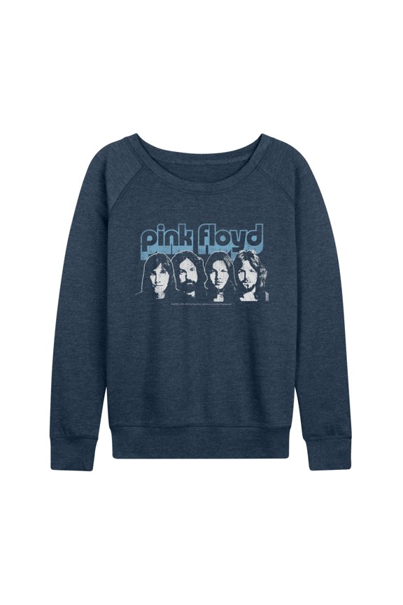 - Pink Floyd Retro Band - Women's French Terry Long Sleeve Pullover