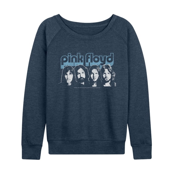 Pink Floyd - Pink Floyd Retro Band - Women's French Terry Long Sleeve Pullover