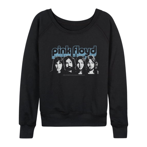 Pink Floyd - Pink Floyd Retro Band - Women's French Terry Long Sleeve Pullover