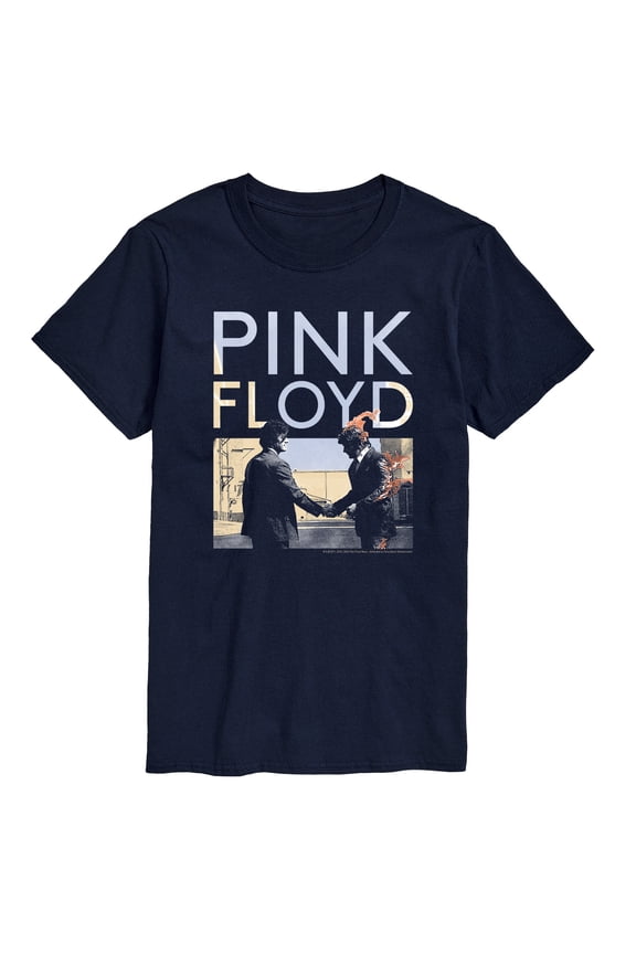 - Pink Floyd WYWH Handshake Fire - Men's Short Sleeve Graphic T-Shirt