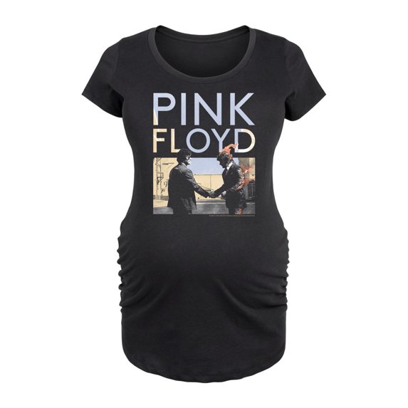 Pink Floyd - Pink Floyd Wywh Handshake Fire - Maternity Scoop Neck Tee