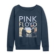 thumbnail image 1 of Pink Floyd - Pink Floyd WYWH Handshake Fire - Women's French Terry Long Sleeve Pullover, 1 of 4