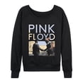 thumbnail image 1 of Pink Floyd - Pink Floyd WYWH Handshake Fire - Women's French Terry Long Sleeve Pullover, 1 of 4