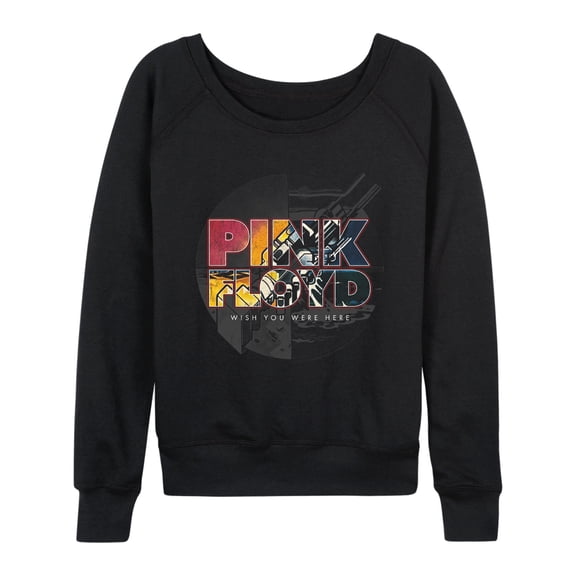 Pink Floyd - Pink Floyd WYWH Handshake - Women's French Terry Long Sleeve Pullover