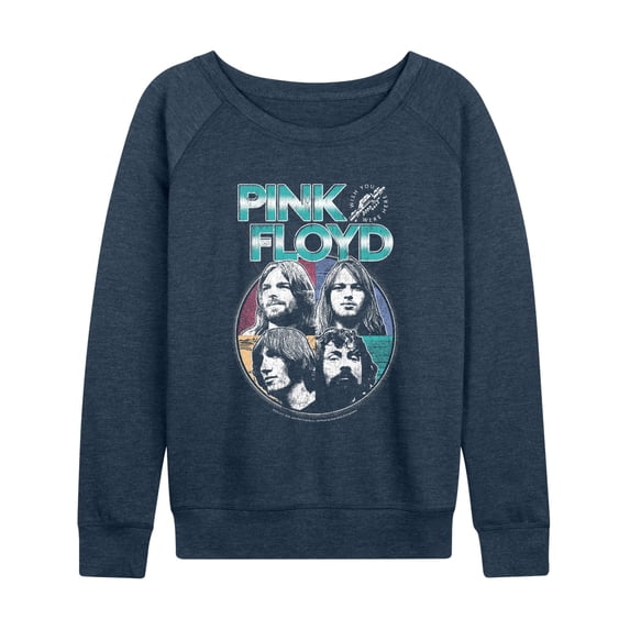 Pink Floyd - Pink Floyd WYWH Photos Textured - Women's French Terry Long Sleeve Pullover