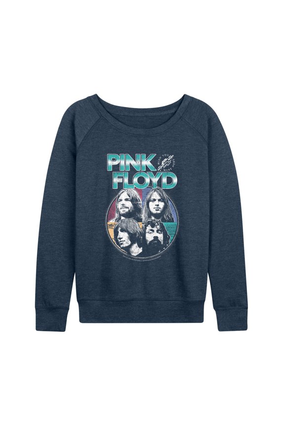 - Pink Floyd WYWH Photos Textured - Women's French Terry Long Sleeve Pullover
