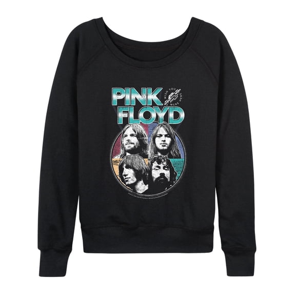Pink Floyd - Pink Floyd WYWH Photos Textured - Women's French Terry Long Sleeve Pullover