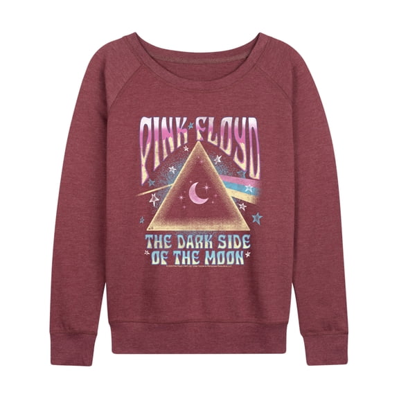 Pink Floyd - Pink Moon - Women's French Terry Long Sleeve Pullover