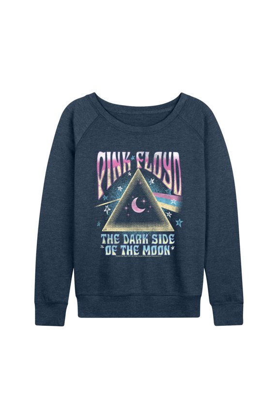- Pink Moon - Women's French Terry Long Sleeve Pullover