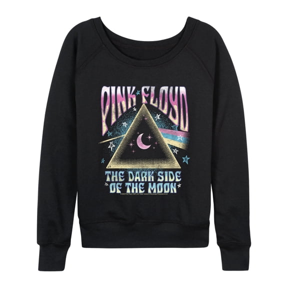 Pink Floyd - Pink Moon - Women's French Terry Long Sleeve Pullover