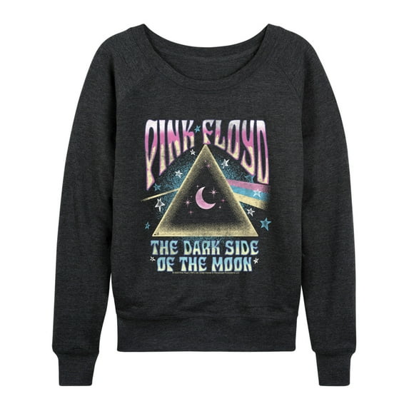 Pink Floyd - Pink Moon - Women's French Terry Long Sleeve Pullover