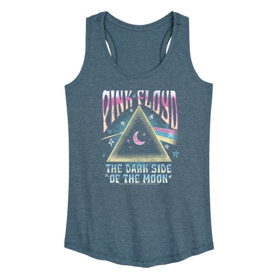 Pink Floyd - Pink Moon - Women's Racerback Graphic Tank