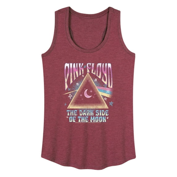 Pink Floyd - Pink Moon - Women's Racerback Graphic Tank