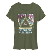 Pink Floyd - Pink Moon Womens Short Sleeve Graphic T-Shirt