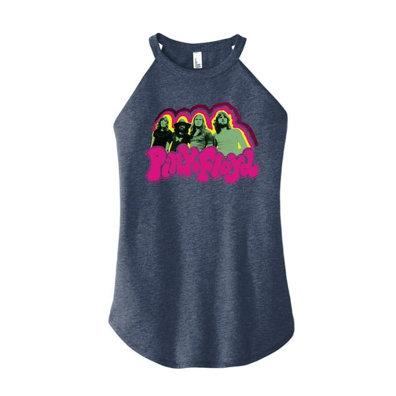 Pink Floyd - Poster - Juniors High Neck Tank Top