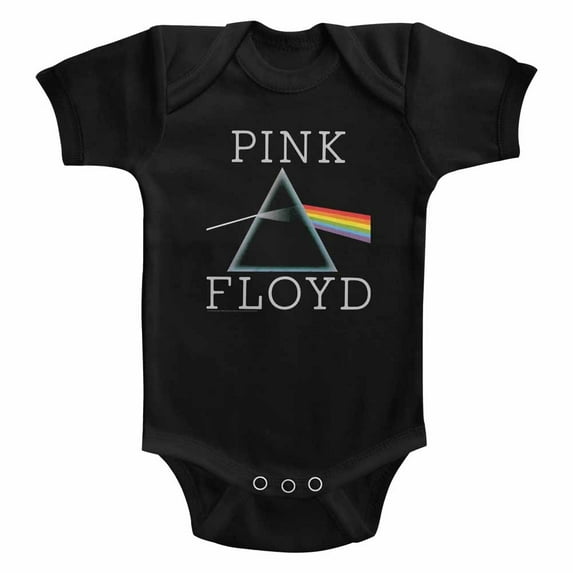 Pink Floyd Prism Black Infant Baby Romper