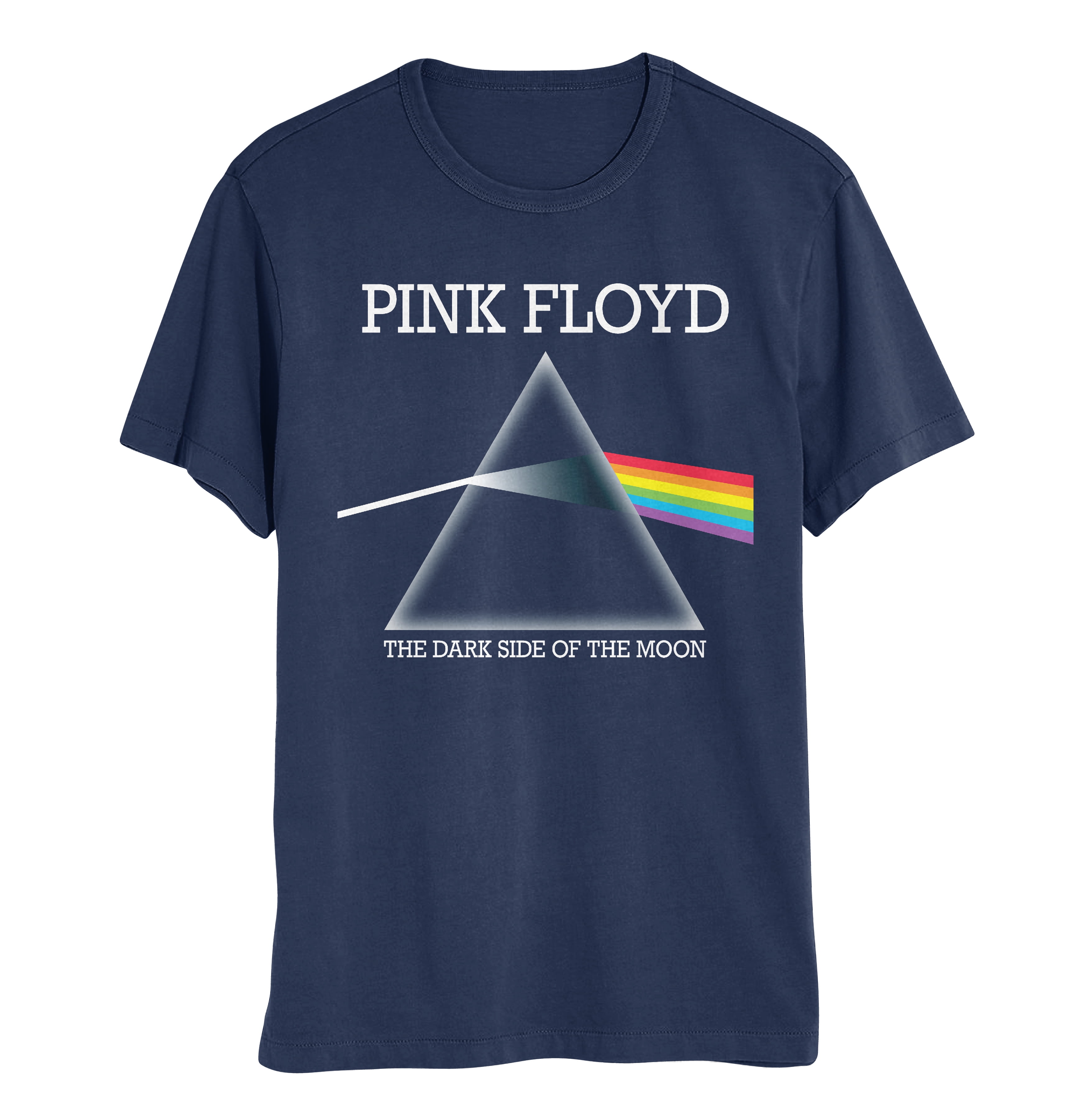 Pink Floyd Prism Logo Mens and Womens Short Sleeve T-Shirt (Dark Heather  Grey, S-XXL)