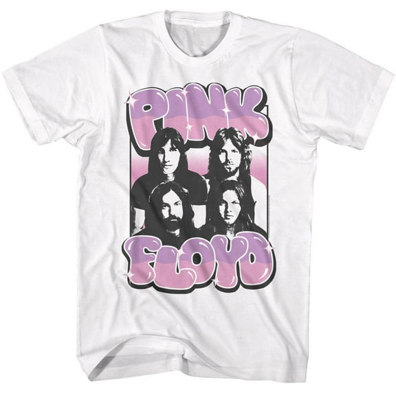 Pink Floyd Puff Text White T-Shirt
