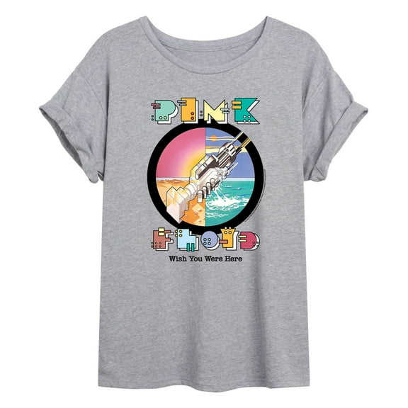 Pink Floyd - Robot Handshake - Women's Oversized T-Shirt