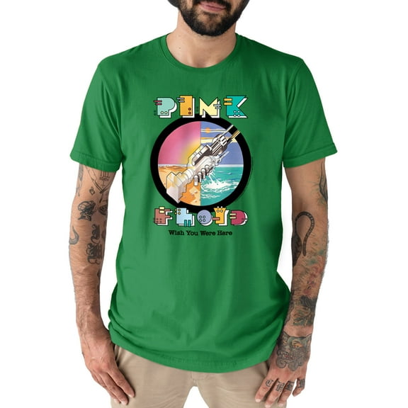 Pink Floyd - Robot Handshake - Men's Short Sleeve Graphic T-Shirt