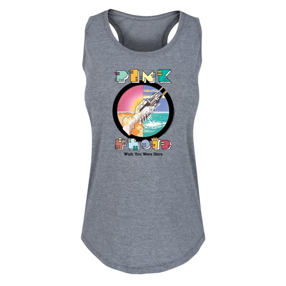 Pink Floyd - Robot Handshake - Women's Racerback Tank Top