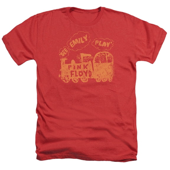 Pink Floyd - See Emily Play - Heather Short Sleeve Shirt - Large