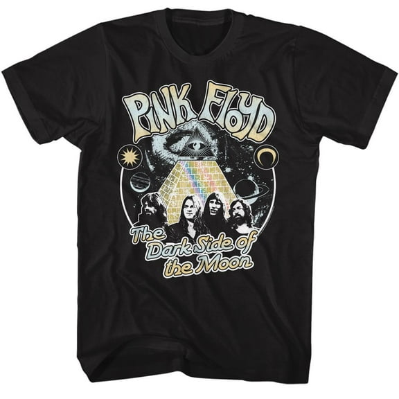 Pink Floyd Space Pyramid Black T-Shirt
