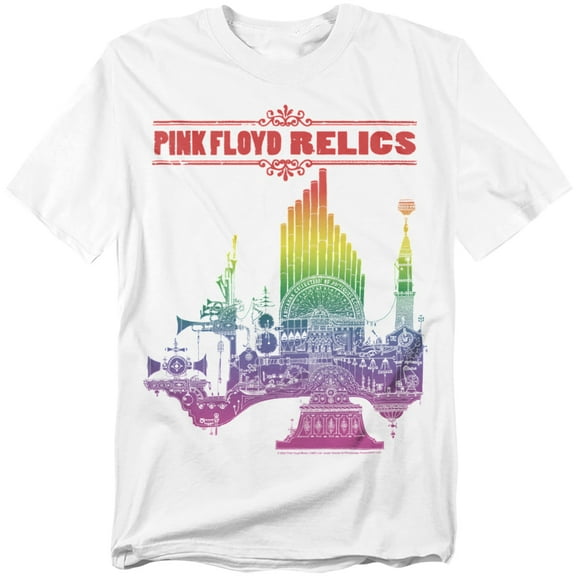 Pink Floyd T-Shirt Bright Relics Unisex Graphic Tee for Men & Women