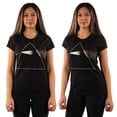 thumbnail image 1 of Pink Floyd T Shirt Dark Side Of The Moon Diamante Official Womens Skinny Fit, 1 of 2