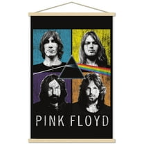 Pink Floyd - The Dark Side Of The Moon Quad Wall Poster with Magnetic Frame, 22.375" x 34"
