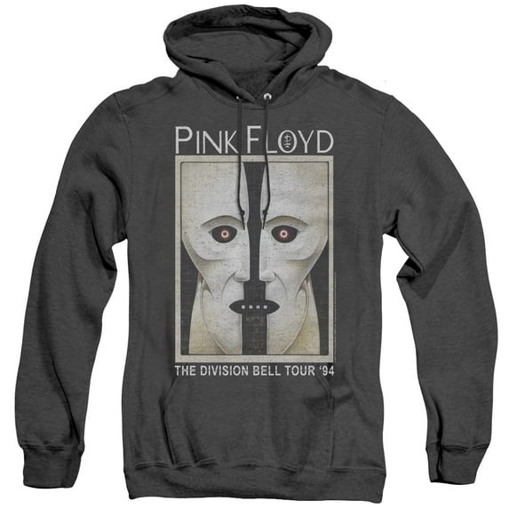 Pink Floyd The Division Bell Adult Heather Hoodie Sweatshirt Black