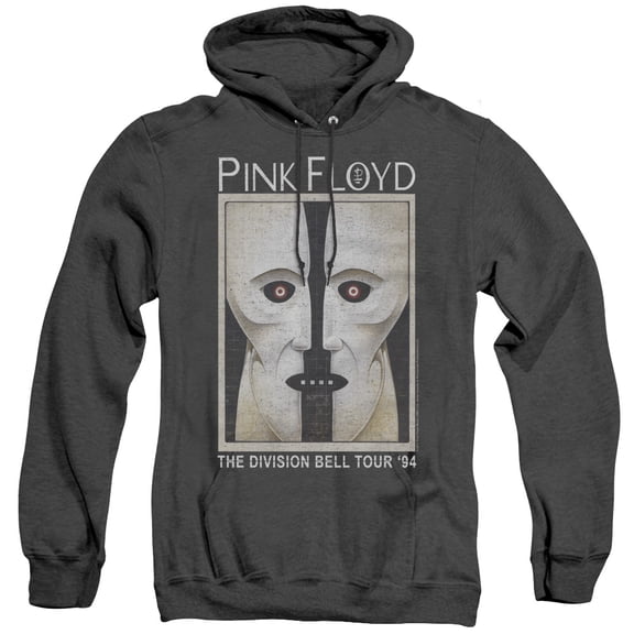 Pink Floyd The Division Bell Adult Heather Hoodie Sweatshirt Black