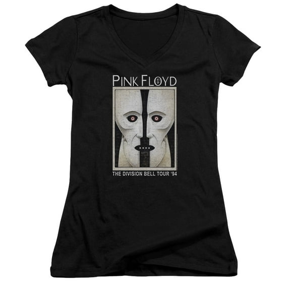 Pink Floyd - The Division Bell - Juniors Cap Sleeve V-Neck Shirt - XX-Large