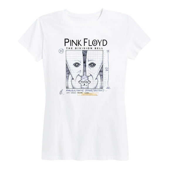 Pink Floyd - The Division Bell Sketch - Women's Short Sleeve Graphic T-Shirt