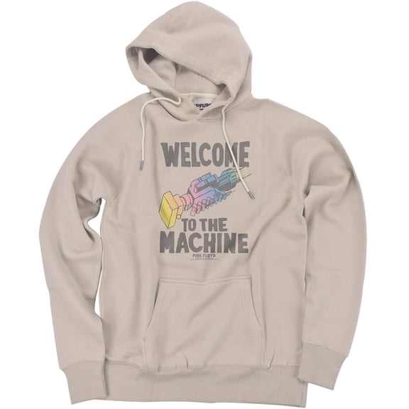 Pink Floyd The Machine Greetings Official Premium Ultrasoft Tri-Blend Hoodie (2X-Large) Sand