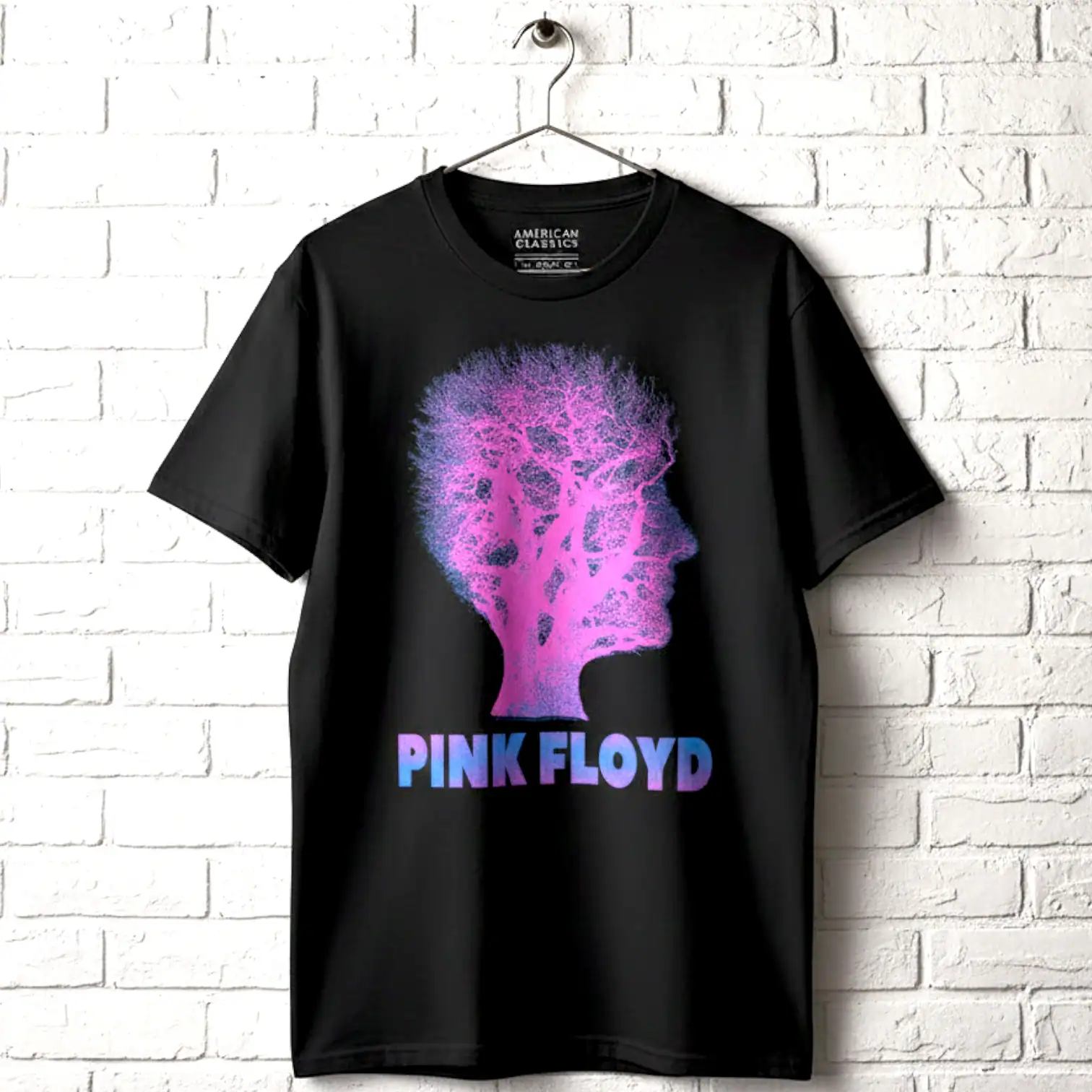 Pink Floyd Tree of Half Life Men's T Shirt (Black, Big&TallLT