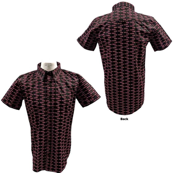 Pink Floyd Unisex Casual Shirt Courier Pattern (All Over Print) (XX-Large)